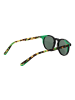 Funky Buddha Männer Sonnenbrille Panto Schwarz