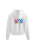 IZIA Women Hoodie in White