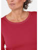 GOLDNER Shirt Basic T-Shirt aus reiner Baumwolle in rot