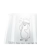 Mr. & Mrs. Panda Gravur Teelicht Pinguin Duschen mit Spruch in Transparent