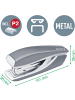Leitz Schreibtisch-Set Nexxt Wow Heftgerät+Locher rot