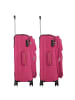 D&N Travel Line 6704 4 Rollen Kofferset 3-teilig pink