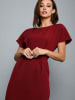 Awesome Apparel Kleid in Bordeaux