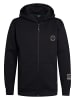 Petrol Industries Hooded Zip Sweater Siskiyou in Schwarz
