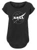 F4NT4STIC T-Shirt NASA Classic Insignia Monochrome in schwarz