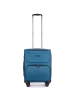 Stratic Bendigo Light + 4 Rollen Kabinentrolley 54 cm mit Dehnfalte petrol
