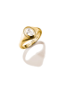 Thomas Sabo Ring Mit Weißem Zirkoniastein Oval Bold Elegance in gold