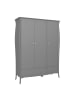 ebuy24 Kleiderschrank Simon grau 143 x 50 cm