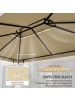 Outsunny Pavillon Ersatzdach 400L x 300B cm Beige