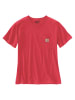 CARHARTT  Pocket T-Shirt in rot