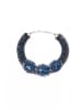 collezione alessandro Luxus Statementkette " Ragna " in blau