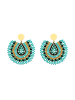 IZIA Women Earrings in Turquoise