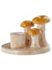 Butlers Butlers Kerzenhalter AUTUMN MEDLEY Pilze in Beige