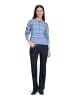 Betty Barclay Strickpullover langarm in Patch Blue/Dark Blue