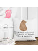 Mr. & Mrs. Panda kuschelkissen 40x40 Bär Schulterblick mit Spruch in Weiß