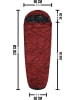 Normani Outdoor Sports Schlafsack-Regenüberzug SleeBag in Rot/Schwarz