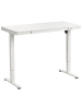 Beliani Höhenverstellbarer Schreibtisch PENLY in Weiß - (W) 120 x (H) 70 x (L) 60 cm