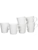 Ritzenhoff & Breker 6er Set Kaffeebecher Vio in Weiß 300 ml in weiß