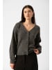 Soaked in Luxury Strickjacke SLHedaya Gerade Passform in Grey Melange