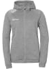 Kempa Trainingsjacke "Ambition 28 Kapuzenjacke Damen" in Grau