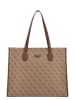 Guess Handtasche Silvana Girlfriend in Latte logo braun