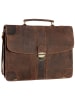 Greenburry Aktentasche Vintage Mappe 2tlg. in Sattelbraun