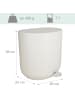 relaxdays Mülleimer in Beige - 10 Liter