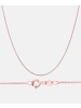 Diamant L'éternel Halskette aus 585 Roségold in Roségold
