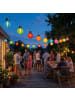 MARELIDA LED Solar Mini Lampion Gartenlampion D: 7cm in orange