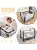 COSTWAY 3 in 1 Beistellbett klappbar in Bunt