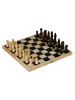 Gollnest & Kiesel Schachspiel in Holzklappkassette | 26 x 25,5 x 1,5 cm, Holz, 32 Spielsteinen,...