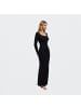 CFAB Maxi-Kleid in Aschbraun