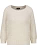 monari Pullover mit U-Boot-Ausschnitt und ¾-Ärmeln in Champagne Beige