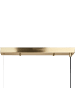 Beliani Pendelleuchten BAYAS in Messing - (W) 100 x (H) 127 x (L) 4 cm