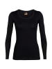 icebreaker Shirt 200 Oasis LS Scoop in Schwarz