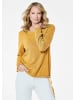 GOLDNER Kurzgröße:  Sweatshirt Sweatshirt in honig