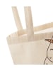 Mr. & Mrs. Panda Tote Bag Einhorn Herz mit Spruch in Creme