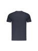 cavalli CLASS Blaues Baumwoll-T-Shirt