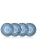 Lyngby Glas Glasteller Sorrento in Blau