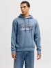 Jack & Jones Kapuzenpullover in Blue Mirage