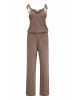 Hessnatur Jersey Jumpsuit Relaxed in mocca