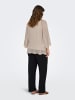 ONLY Carmakoma Strickpullover in Feather Gray