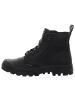 Palladium Schnürstiefelette in schwarz