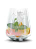 Mr. & Mrs. Panda Whiskyglas Sternzeichen Stier mit Spruch in Transparent