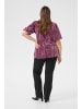 KAFFE curve Kurzarm-Bluse KCeliva Regular fit in Tulipwood