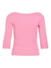Noisy may Bluse mit 3/4 Ärmeln in Begonia Pink1