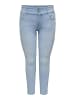 ONLY Carmakoma Skinny Jeans in Light Blue Denim