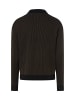 PEGADOR Strickjacke Haflong in schwarz khaki - 0001