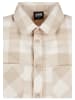 Urban Classics Flanell-Hemden in whitesand/lighttaupe