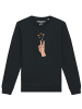wat? Apparel Sweatshirt Spread love in Schwarz